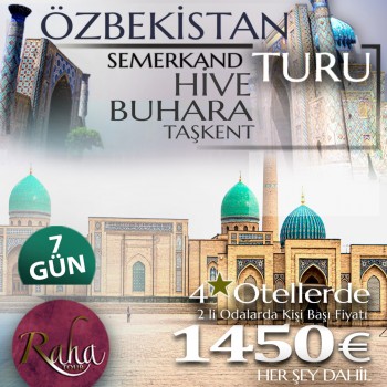 Özbekistan Turu<br> 7 Gün