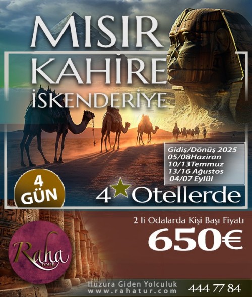 Mısır Turu<br> 4 Gün 1