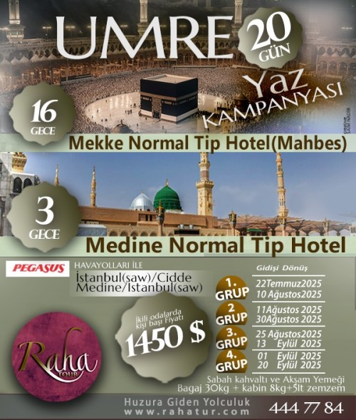 UMRE 20 GÜN