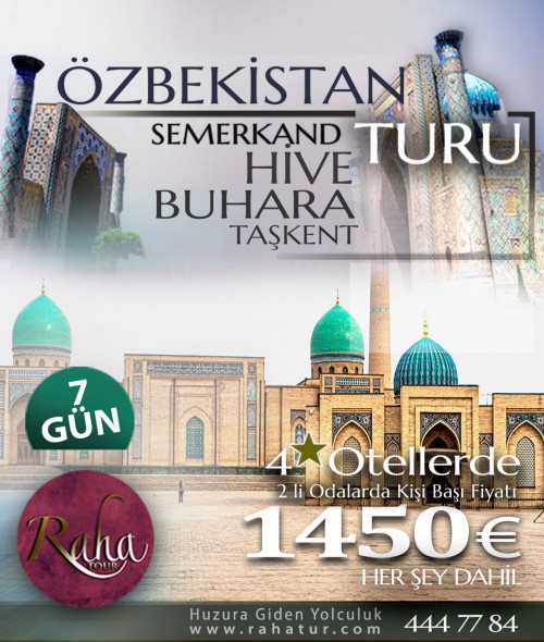 Özbekistan Turu<br> 7 Gün